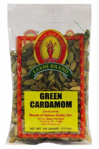 Picture of LAXMI GREEN CARDAMOM 100G