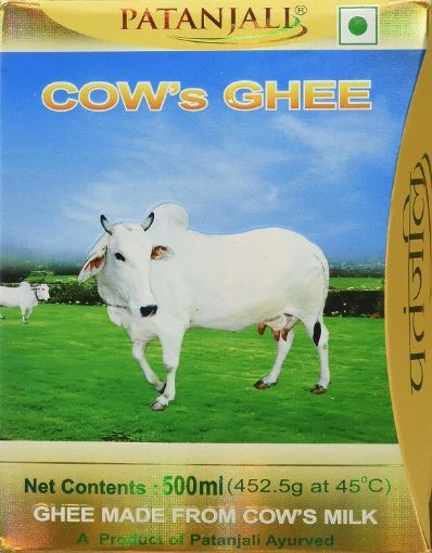 Picture of PATANJALI COW'S GHEE 500ML