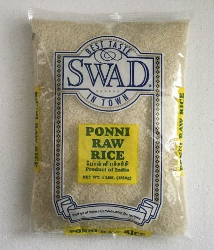 Picture of SWAD PONNI RAW RICE 4LB