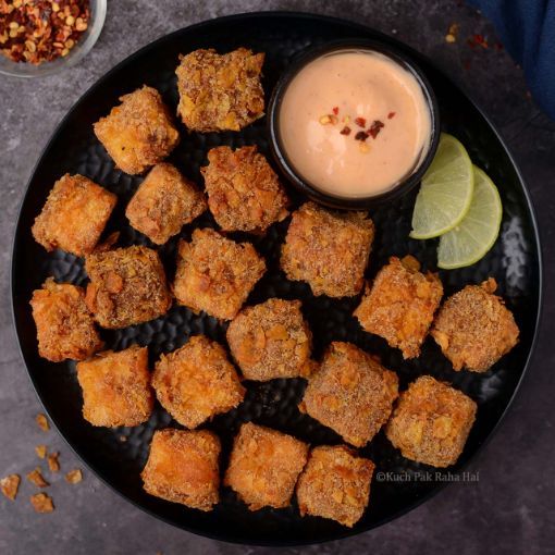 Picture of Deep crispy kadhai paneer nugg