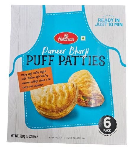 Picture of HLD Paneer Bhurji Puff Patties 360gms