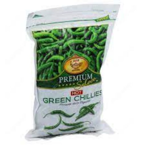 Picture of Deep Hot Green Chillies