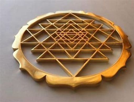 Picture of 24K GOLD PLATED YANTRA 3.25''