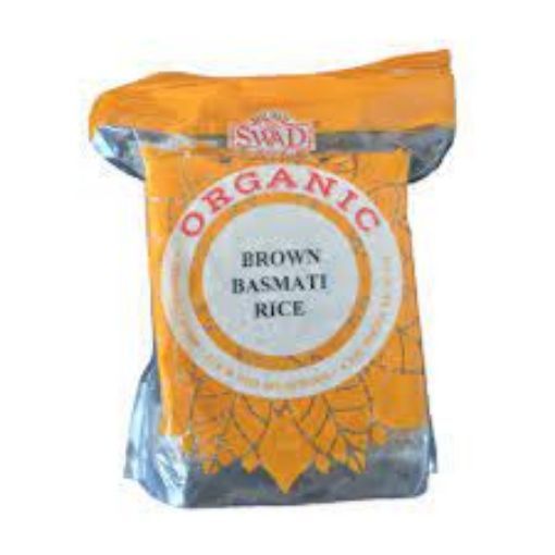 Picture of ORGNC SWAD BROWN BASMATI RICE 2LB