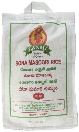 Picture of LAXMI RICE SONA MASOORI 10LB