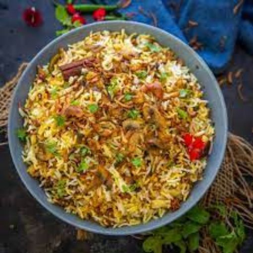 Picture of Mushroom Biryani 