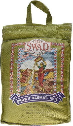 Picture of SWAD RICE BROWN BASAMATI  10LB