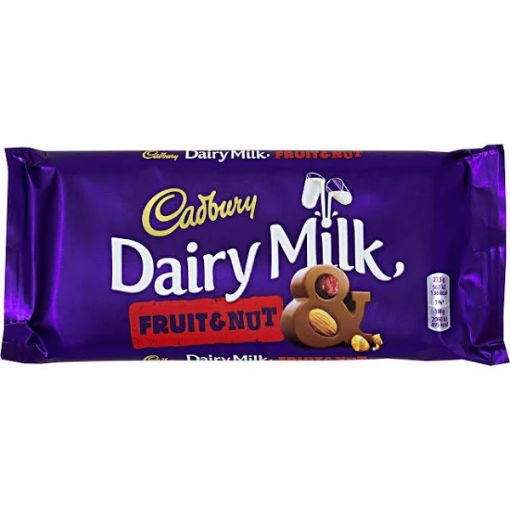 Picture of DAIRY MILK FRUIT&NUT 110G