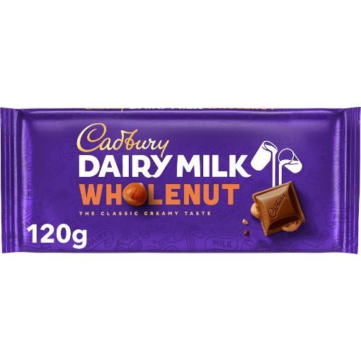 Picture of DAIRY MILK WHOLENUT 120 GM