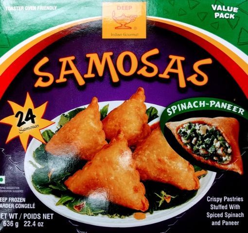 Picture of DEEP SPINACHPANEER SAMOSAS