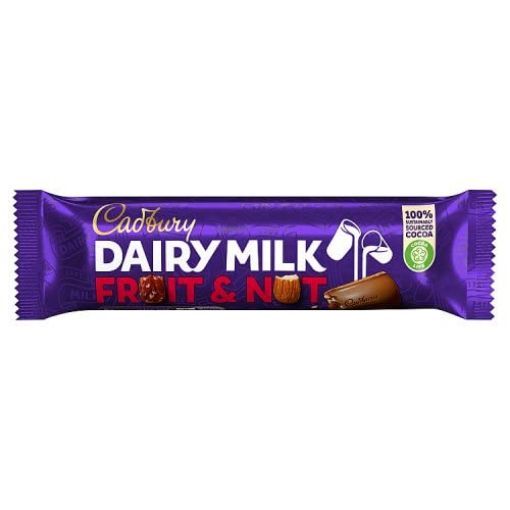 Picture of CANDY DAIRY MILK FRUIT&NUT 49G