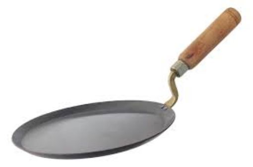 Picture of TAWA DOSA IRON WOODEN HANDEL12" EDGE