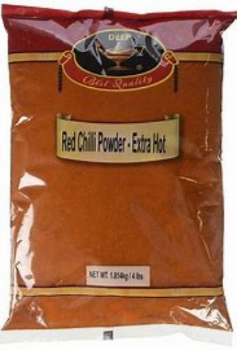 Picture of Deep Red Chilli Powder Xhot 4 LB