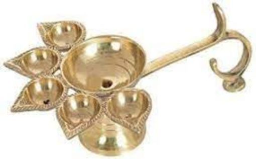 Picture of ROYAL BRASS DIYA NO. 5 W/ COVER