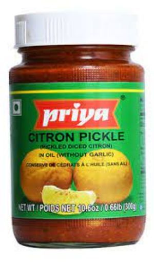 Picture of Priya Citron Pickle w/ gar 10.6oz