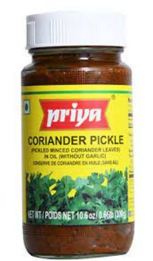 Picture of Priya Coriander Pickle W/ Gar 10.6OZ