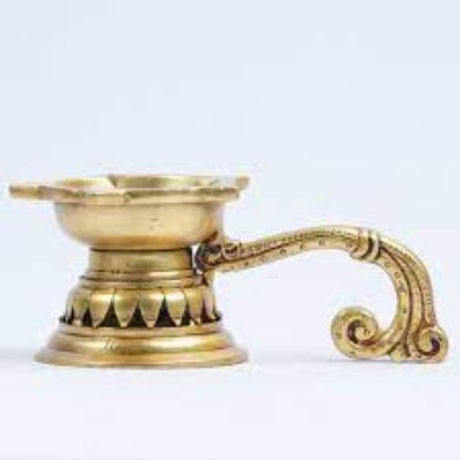 Picture of DIYA BRASS AARTI SHORT HANDLE SMALL