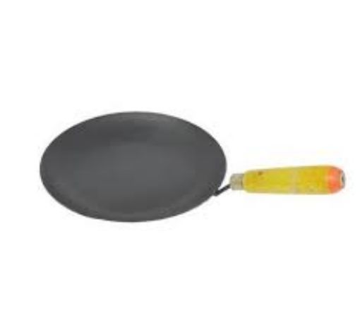 Picture of TAWA IRON ROTI WITH WOODEN HANDLE 9"