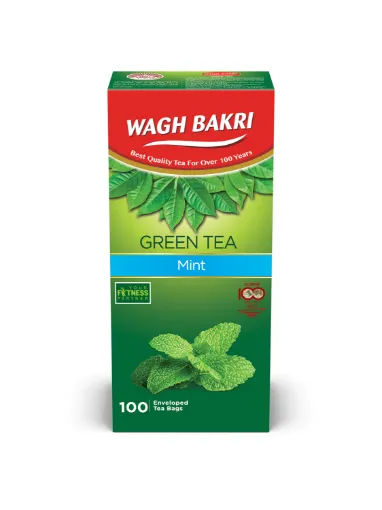 Picture of Wagh Bakri Tea bags Green Mint