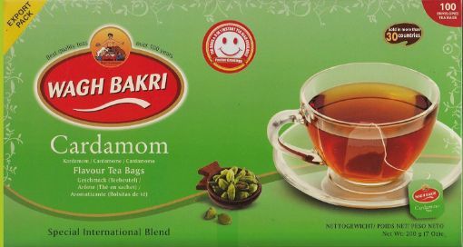 Picture of Wagh Bakri Cardamom 100 Tea Bag