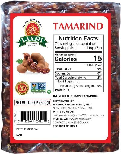 Picture of LAXMI TAMARIND 500gms