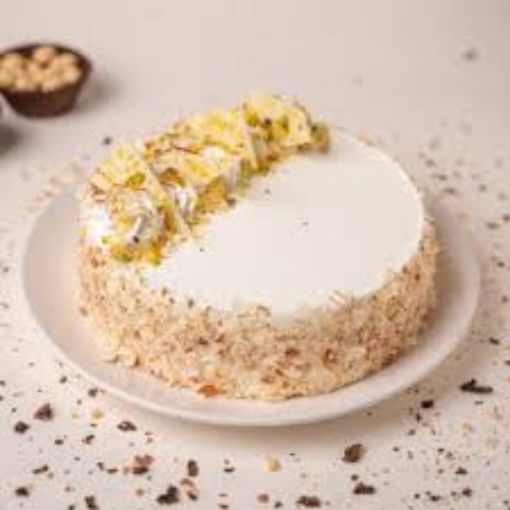Picture of Kesar Badam Whole Cake