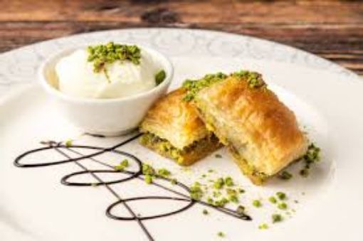 Picture of Baklawa With Ice Cream