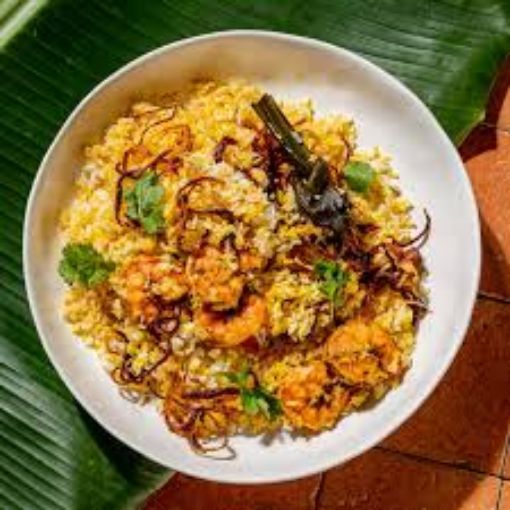Picture of Hariyali Shrimp Biryani