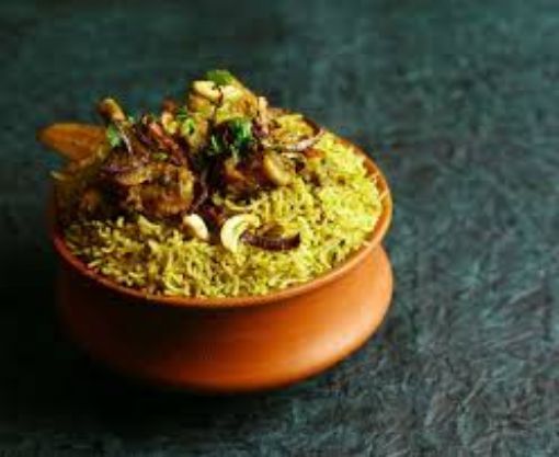 Picture of Gongura Chicken Bone In Biryani