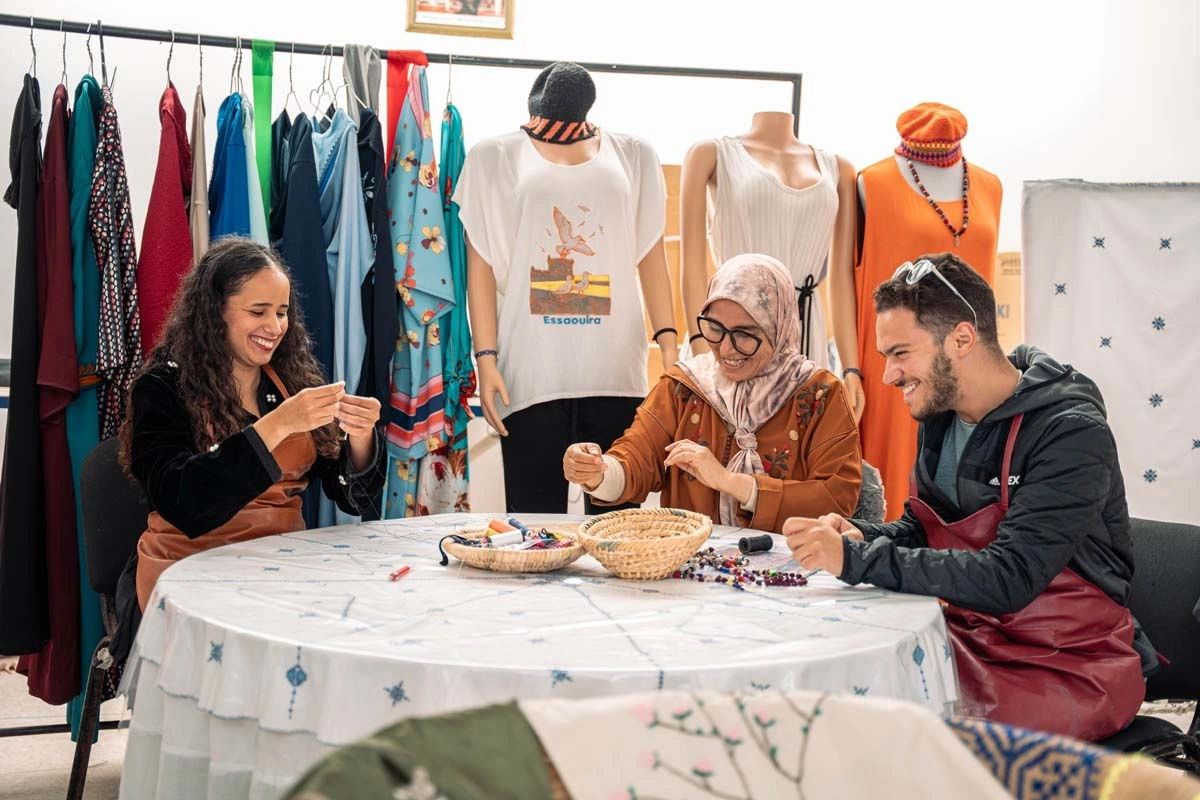 Create Your Own Moroccan Decorative Button Necklace