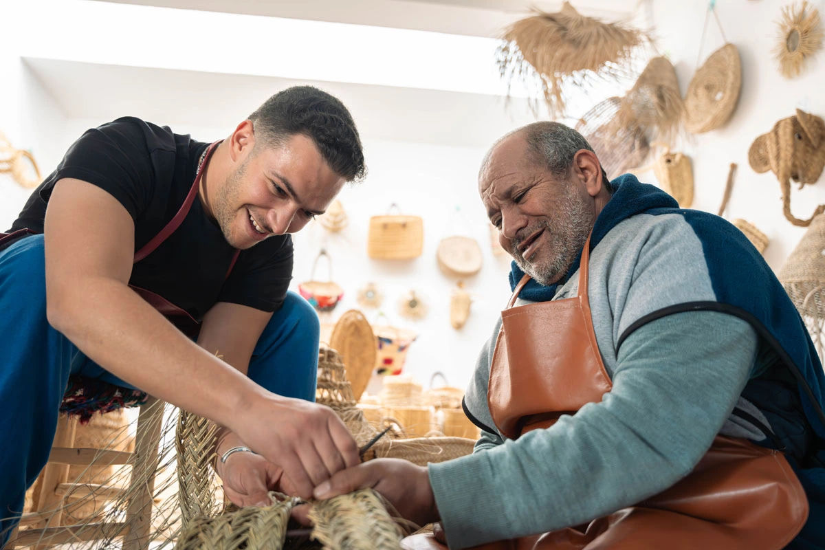 Moroccan Handicraft Workshop: Kdaim and Smar Plants with Tea Break