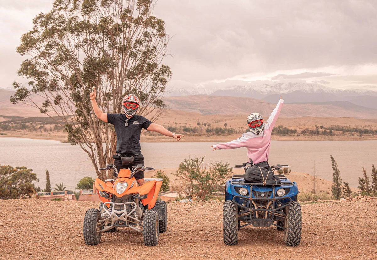 Half-Day Quad Adventure - Lake Takerkoust & Agafay Desert 11
