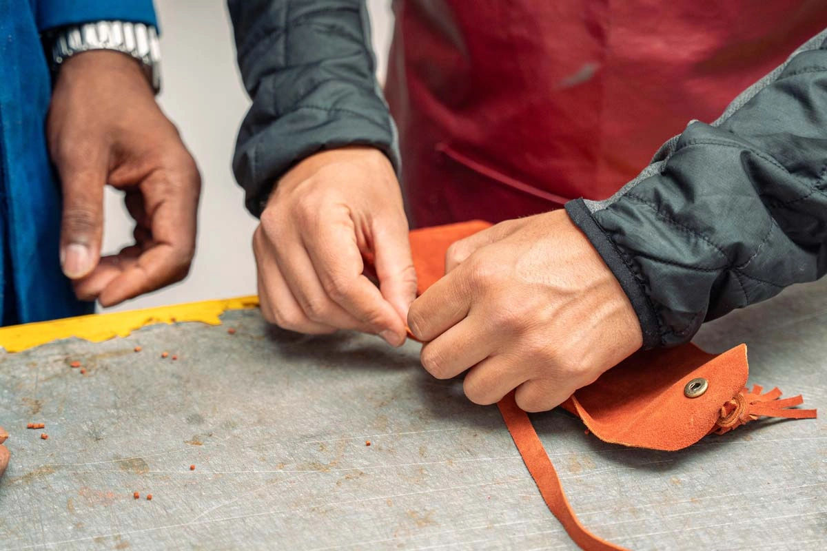 Leathercraft Workshop: Create Your Own Moroccan Leather Phone Case 11