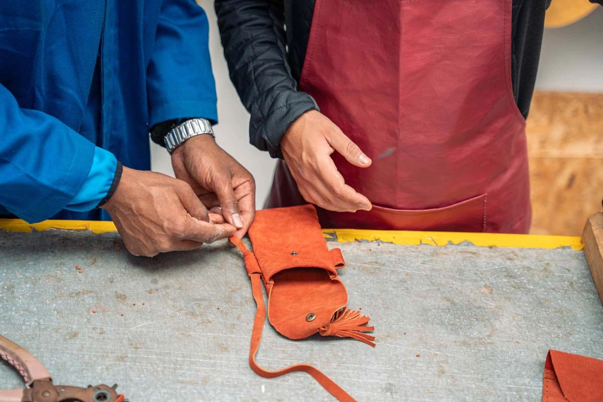 Leathercraft Workshop: Create Your Own Moroccan Leather Phone Case 13