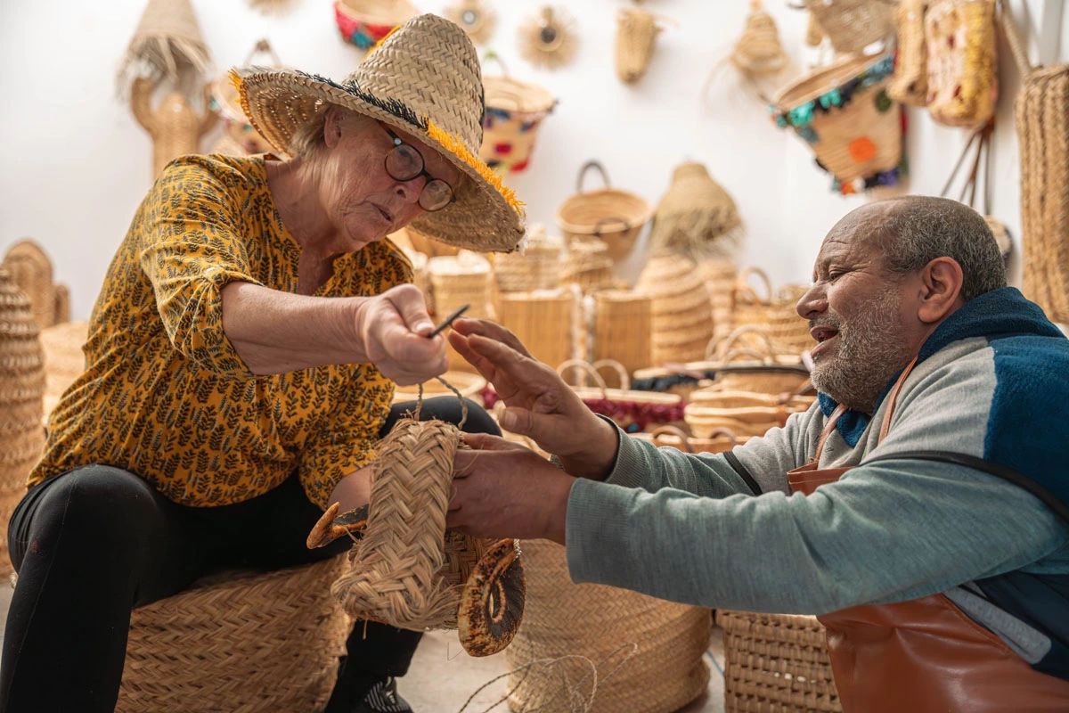 Moroccan Handicraft Workshop: Kdaim and Smar Plants with Tea Break 5
