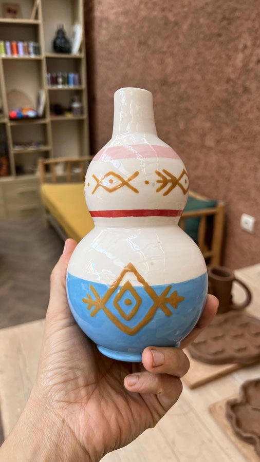 Ceramic Painting Workshop in Marrakech 6