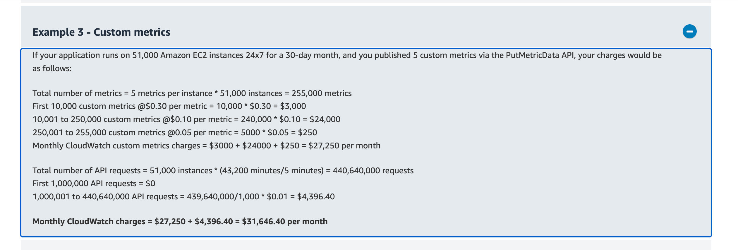 Cloudwatch custom metrics
