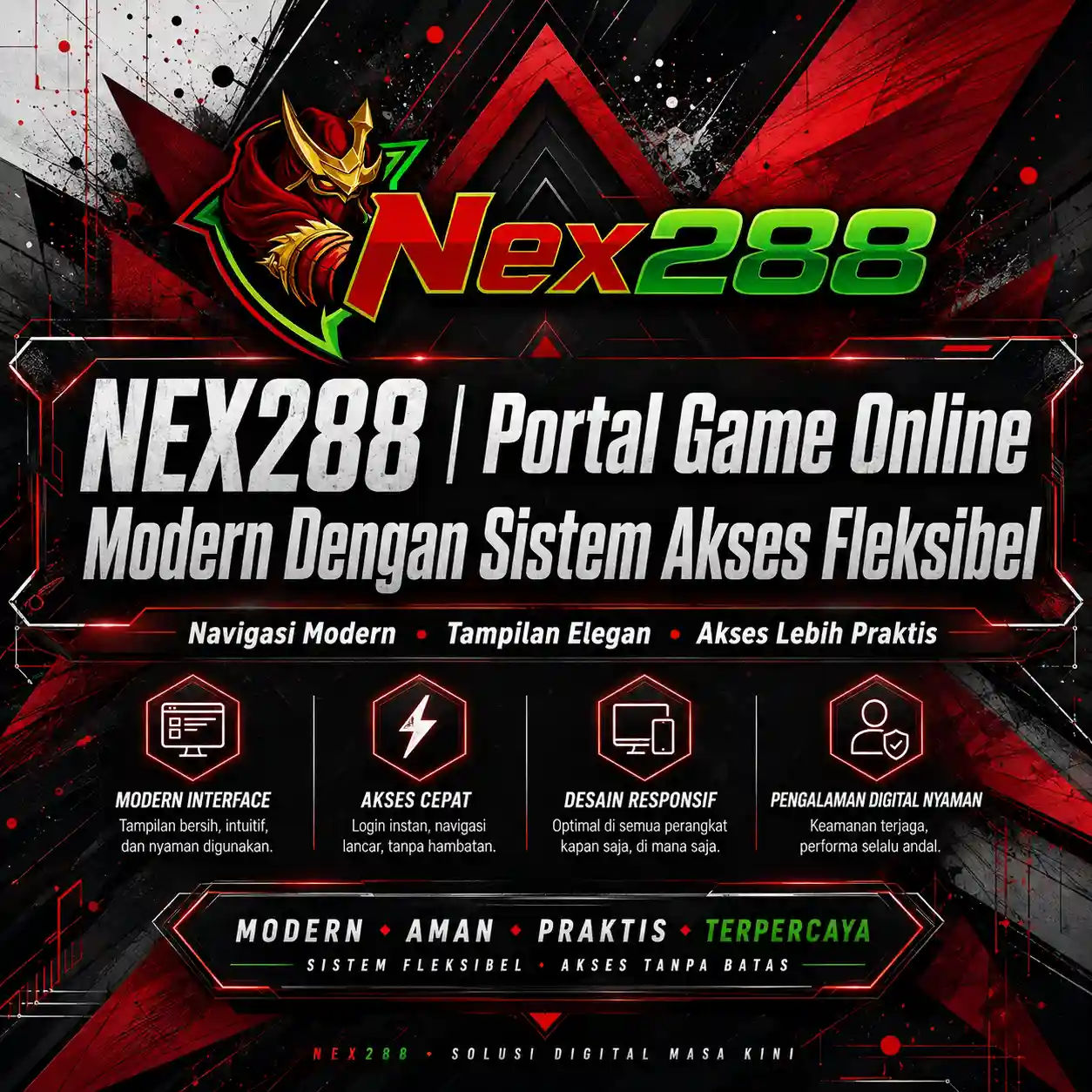 Thumbnail 1 of 3, Poster, NEX288 | Portal Game Online Modern Dengan Sistem Akses Fleksibel designed and sold by NEX288.