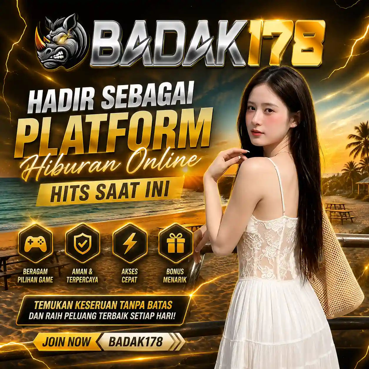 Thumbnail 1 of 3, Poster, BADAK178 : Hadir Sebagai Platform Hiburan Online Hits Saat Ini designed and sold by BADAK178.