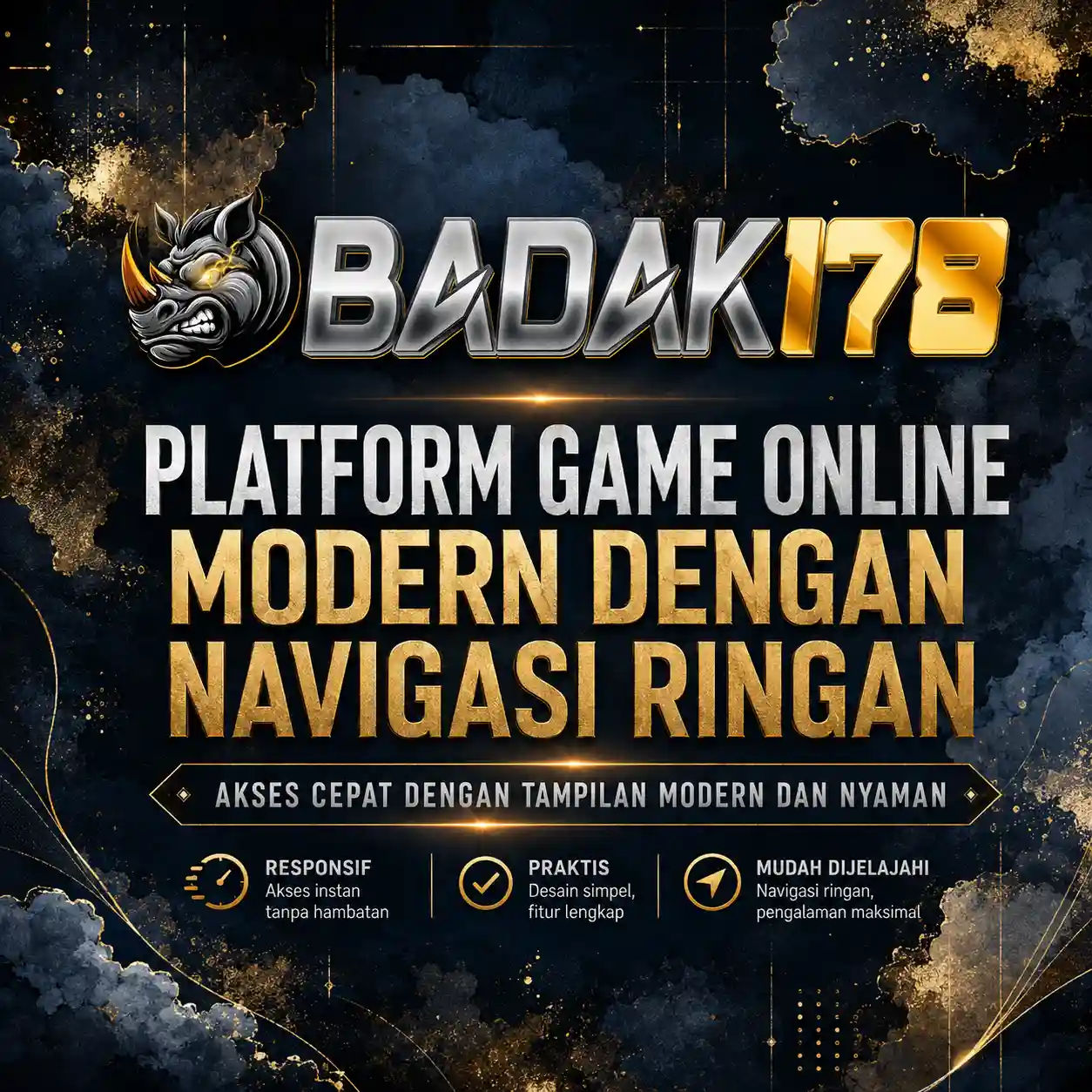 Thumbnail 1 of 3, Poster, BADAK178 | Platform Game Online Modern Dengan Navigasi Ringan designed and sold by BADAK178.