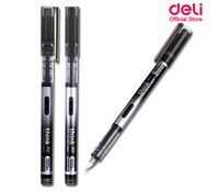 კალამი მელნიანი Roller Pen 0.5mm BLACK Q300BK ,DELI