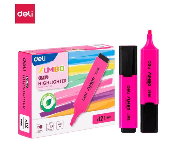 ტექსტ მარკერი U366-PK PINK ,DELI