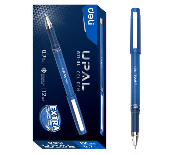 კალამი მელნიანი Gel Pen 0.7mm G11BL, DELI