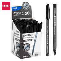 კალამი ბურთულიანი 1mm Q19-BK BLACK, DELI