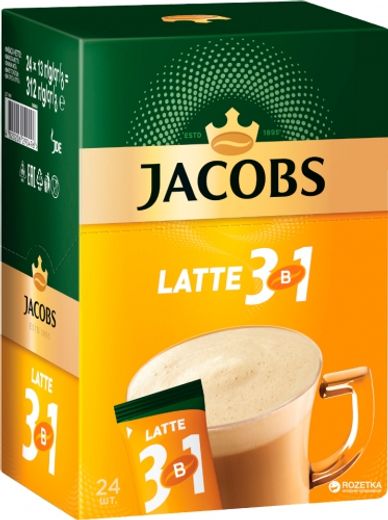 Jacobs იაკობსი ერთჯერადი ყავა ლატე 