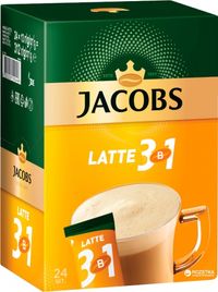 Jacobs იაკობსი ერთჯერადი ყავა ლატე 