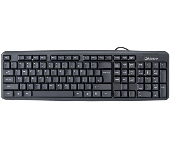კლავიატურა  DEFENDER ELEMENT HB-520 USB BK