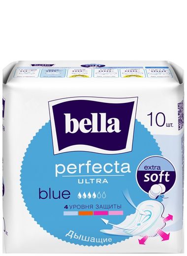  ჰიგ. საფენი Bella Perfecta ultra Blue 10ც.