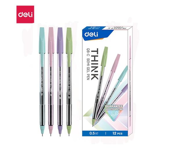 კალამი მელნიანი 0.7mm Q8-C Blue ,DELI