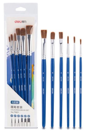 ფუნჯების ნაკრები 6ც 73921, DELI